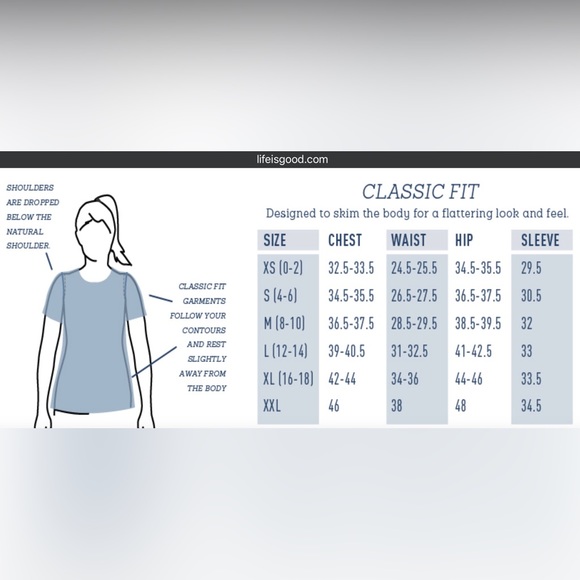 Women’s Life is Good V-Neck - Picture 7 of 7